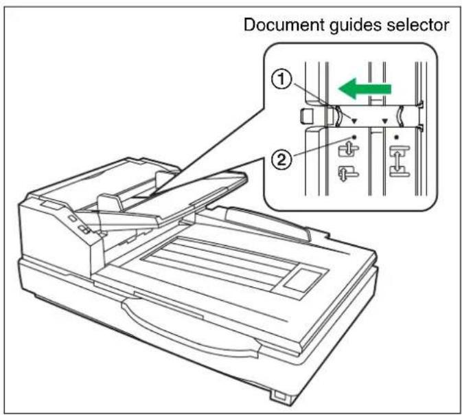 Document guides selector ① ②