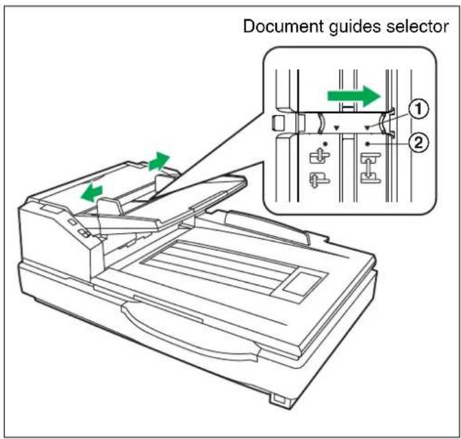 Document guides selector ① ②