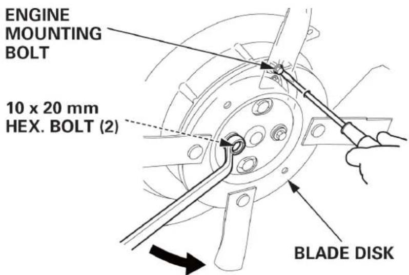 Honda Buffalo Buck HRU19D - Removal: - 2