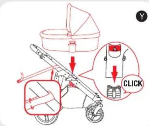 Valco Baby Rebel Q Air - BASSINET ASSEMBLY - 3