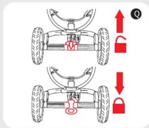 Valco Baby Rebel Q Air - STRAPS FROM THE WAIST STRAP AND/OR BUCKLE. - 1