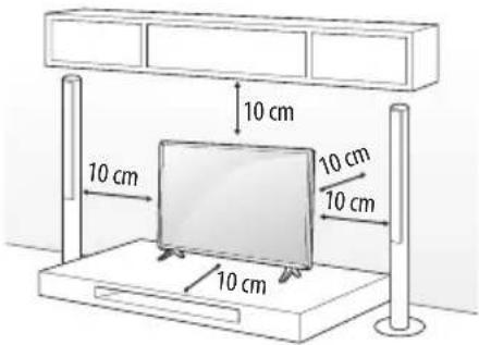 LG 43LK5000PSA - Mounting on the Table - 1