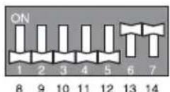 LG ARUN80LM3 - DIP Switch Settings - 8
