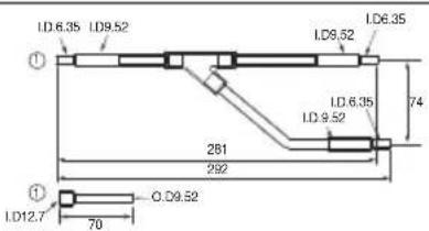 LG ARUN80LM3 - ◆ Y branch pipe - 2