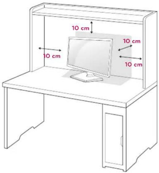 LG IPS234T - Mounting on a table - 1