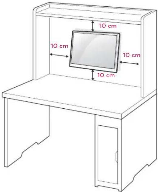 LG IPS234T - Mounting on a wall - 1