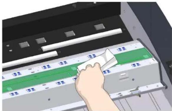 Contex IQ Quattro 44 MFP2GO - Clean the new glass plate - 2