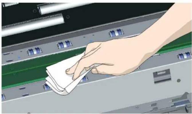Contex IQ Quattro 44 MFP2GO - Clean the upper precision rollers - 2