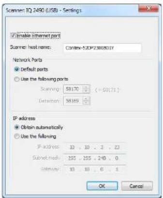 Contex IQ Quattro 44 MFP2GO - Change the scanner's network name (optional) - 3