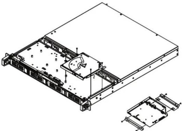 Advantech HPC-8104 - Installing the Internal 2.5" HDD/安装内置2.5" HDD/安装内置2.5" HDD - 1