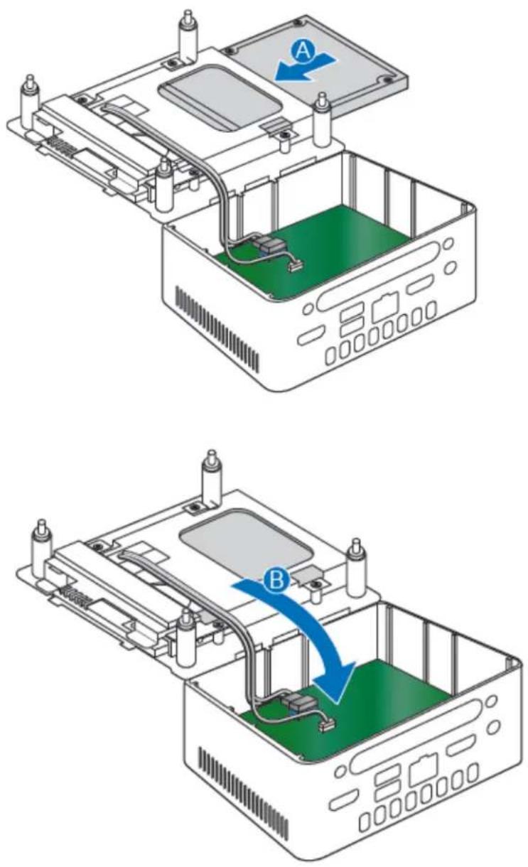 INTEL NUC7i5DNHE - Install a 2.5" SSD or Hard Drive - 1