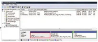 Computer Management File Edit View Help Volume Layout Type File System Status Cancelty Free/Up/Down Win/Pull Help 1 Name: 100% 2 Standard Error 3 Standard Error 4 Standard Error 5 Standard Error 6 Standard Error 7 Standard Error 8 Standard Error 9 Standard Error 10 Standard Error 11 Standard Error 12 Standard Error 13 Standard Error 14 Standard Error 15 Standard Error 16 Standard Error 17 Standard Error 18 Standard Error 19 Standard Error 20 Standard Error 21 Standard Error 22 Standard Error 23 Standard Error 24 Standard Error 25 Standard Error 26 Standard Error 27 Standard Error 28 Standard Error 29 Standard Error 30 Standard Error 31 Standard Error 32 Standard Error 33 Standard Error 34 Standard Error 35 Standard Error 36 Standard Error 37 Standard Error 38 Standard Error 39 Standard Error 40 Standard Error 41 Standard Error 42 Standard Error 43 Standard Error 44 Standard Error 45 Standard Error 46 Standard Error 47 Standard Error 48 Standard Error 49 Standard Error 50 Standard Error 51 Standard Error 52 Standard Error 53 Standard Error 54 Standard Error 55 Standard Error 56 Standard Error 57 Standard Error 58 Standard Error 59 Standard Error 60 Standard Error 61 Standard Error 62 Standard Error 63 Standard Error 64 Standard Error 65 Standard Error 66 Standard Error 67 Standard Error 68 Standard Error 69 Standard Error 70 Standard Error 71 Standard Error 72 Standard Error 73 Standard Error 74 Standard Error 75 Standard Error 76 Standard Error 77 Standard Error 78 Standard Error 79 Standard Error 80 Standard Error 81 Standard Error 82 Standard Error 83 Standard Error 84 Standard Error 85 Standard Error 86 Standard Error 87 Standard Error 88 Standard Error 89 Standard Error 90 Standard Error 91 Standard Error 92 Standard Error 93 Standard Error 94 Standard Error 95 Standard Error 96 Standard Error 97 Standard Error 98 Standard Error 99 Standard Error