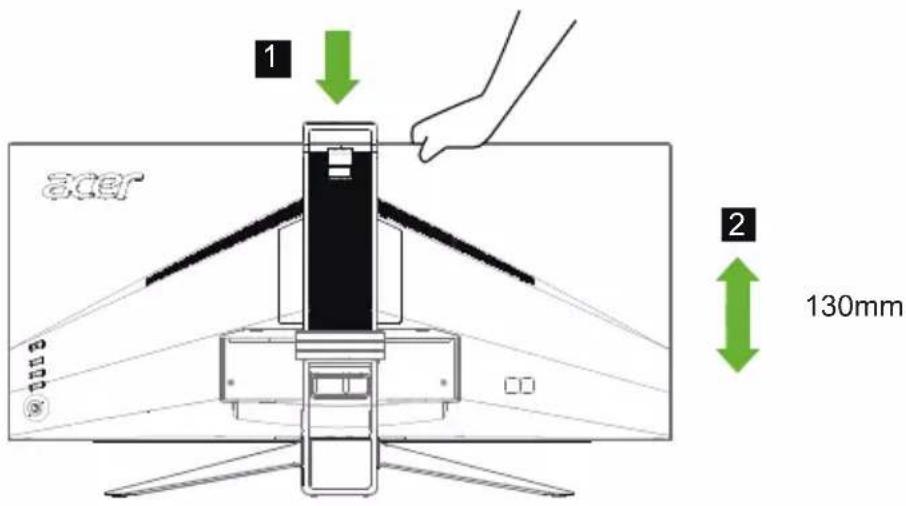 ACER XR382CQK - • Height Adjustment - 1