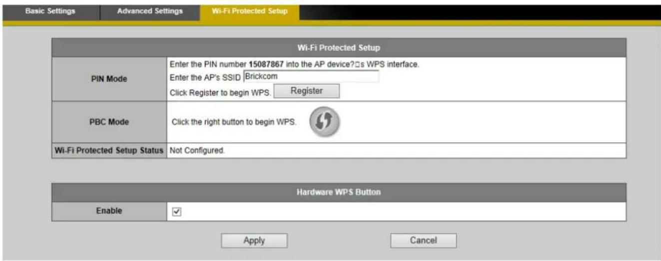 Brickcom OB-202Ae - Wi-Fi Protected Setup - 1