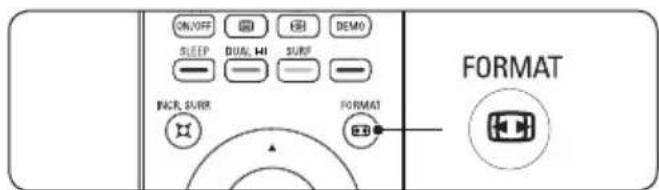 PHILIPS 52PFL7403 - Change picture format - 1