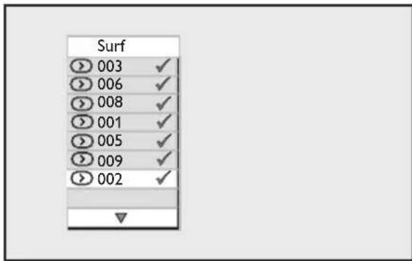 PHILIPS 52PFL7403 - To delete a channel from the surf list - 2