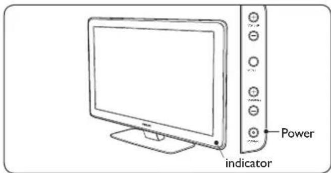 PHILIPS 52PFL7403 - Switch your TV on/off or to standby - 1