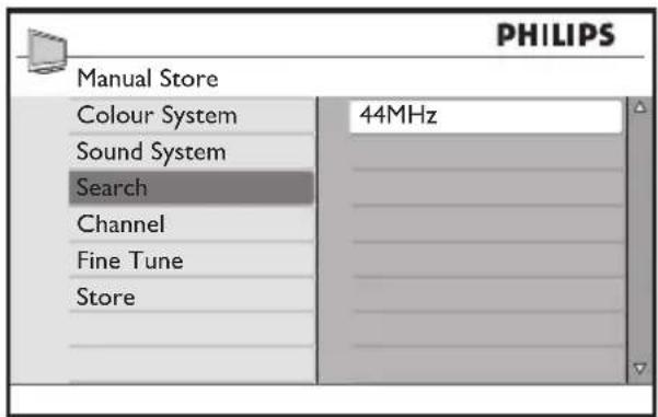 PHILIPS 52PFL7403 - Step 2 Search and store new TV channels - 1