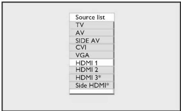 PHILIPS 52PFL7403 - Configure HD mode9.1 - 2