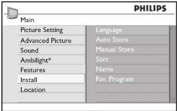 PHILIPS 52PFL7403 - Add or remove channels from your list of favourites - 1