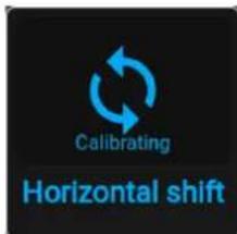 Calibrating Horizontal shift