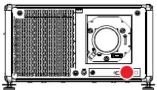 Barco UDX-W40 - Notice on laser radiation - 1