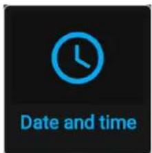 Date and time