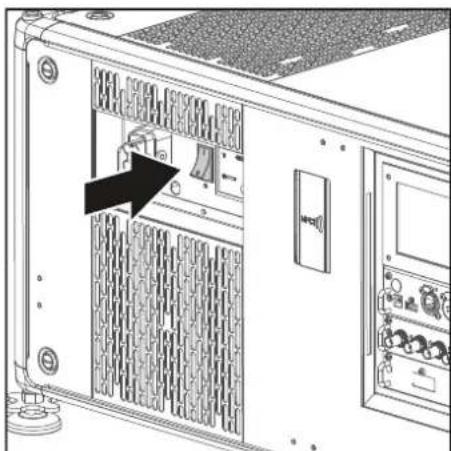 Barco UDX-W40 - How to power on - 1