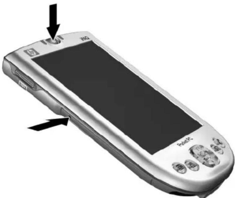 HP iPAQ h4150 - Performing a Full Reset - 2