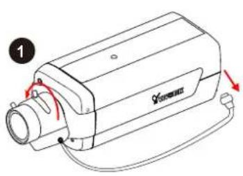 Vivotek Supreme IP8162 - Fine-tune the CS-Mount - 2