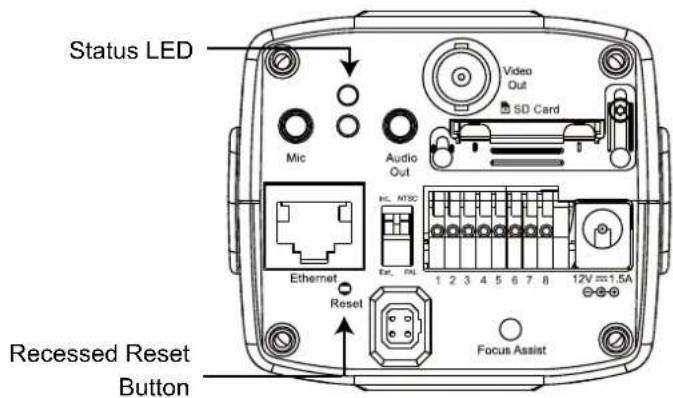 Vivotek Supreme IP8162 - Hardware Reset - 1