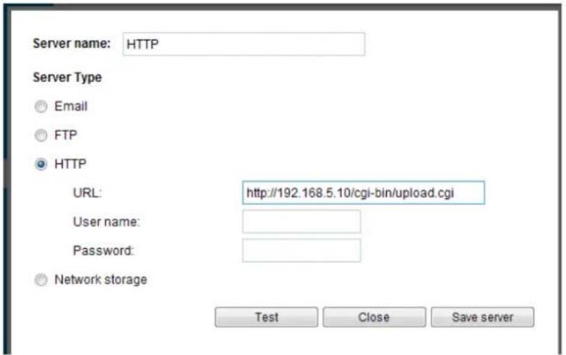 Vivotek Supreme IP8162 - Server type - HTTP - 1