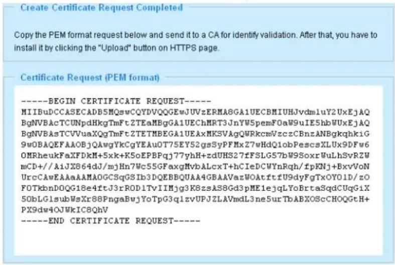 Vivotek Supreme IP8162 - Create self-signed certificate manually - 7