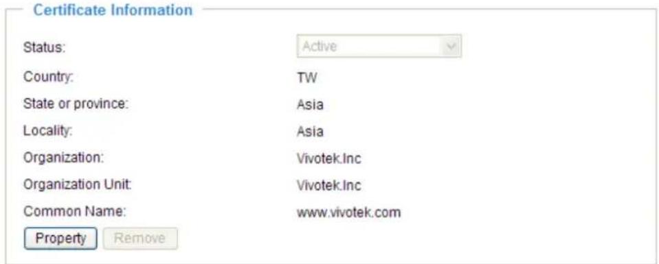 Vivotek Supreme IP8162 - Create self-signed certificate automatically - 2