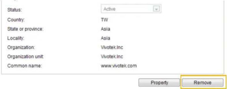 Vivotek Supreme IP8162 - Create self-signed certificate manually - 3