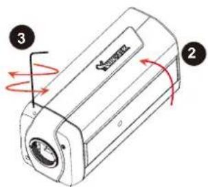 Vivotek Supreme IP8162 - Fine-tune the CS-Mount - 3