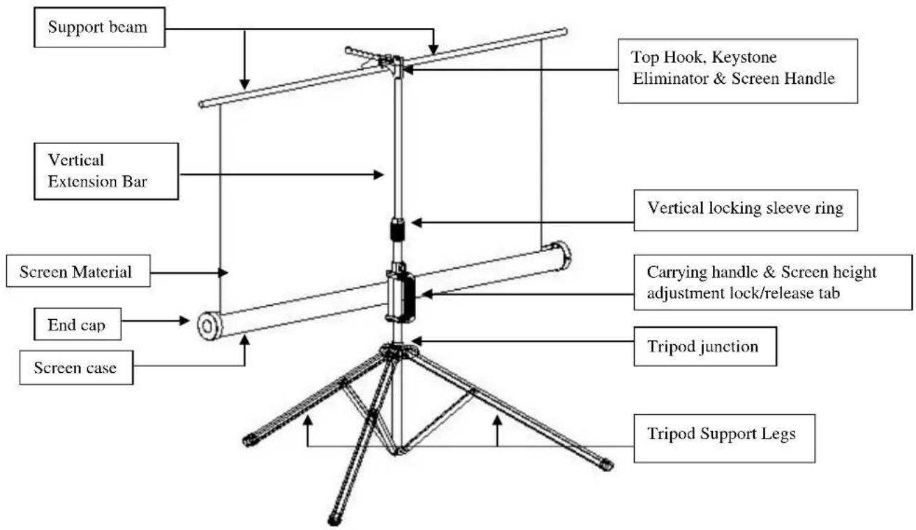 Elite Screens Tripod T120NW - Tripod Series / Tripod Pro Series - 1