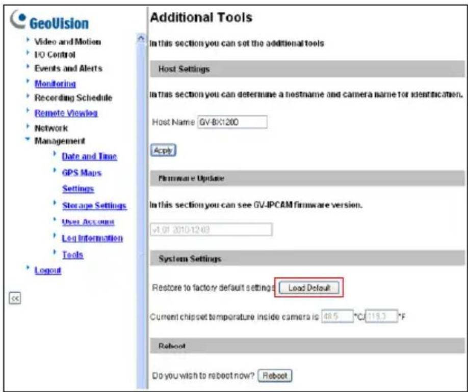 Geovision Target GV-EDR1100 - Using the Web Interface - 1