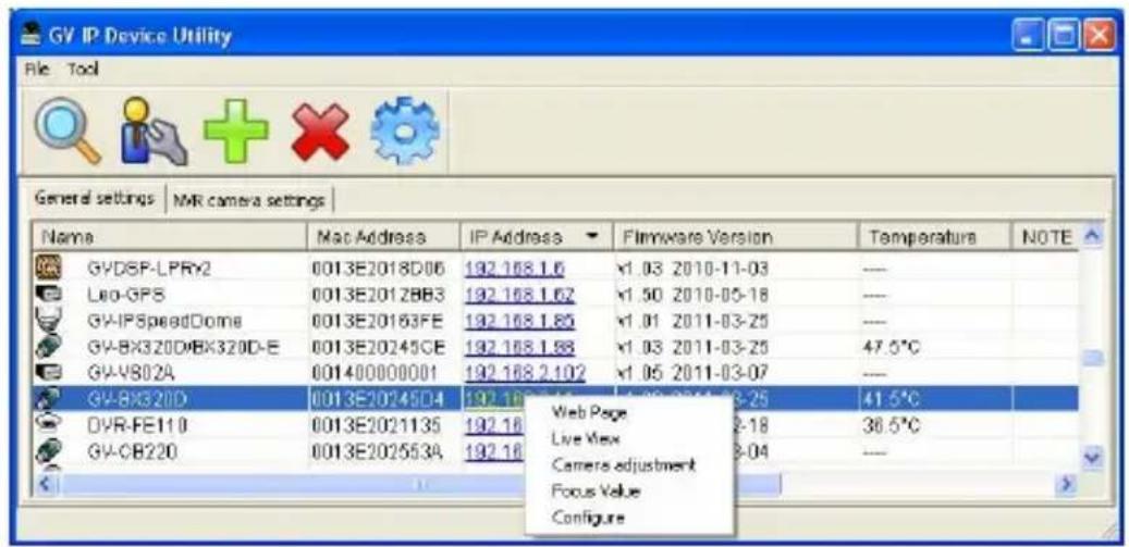 Geovision Target GV-EDR1100 - Adjusting Image Clarity - 1