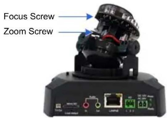 Geovision Target GV-EDR1100 - Note for Adjusting Focus and Zoom - 2