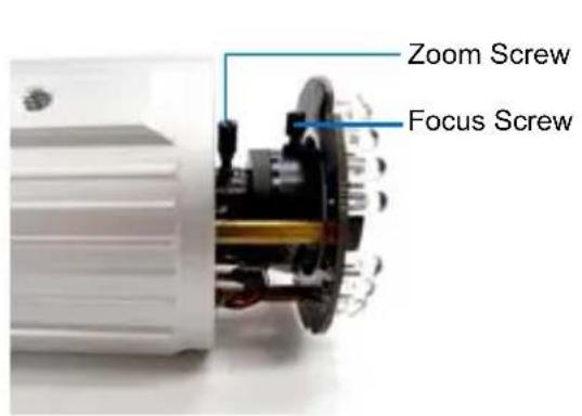 Geovision Target GV-EDR1100 - Note for Adjusting Focus and Zoom - 1