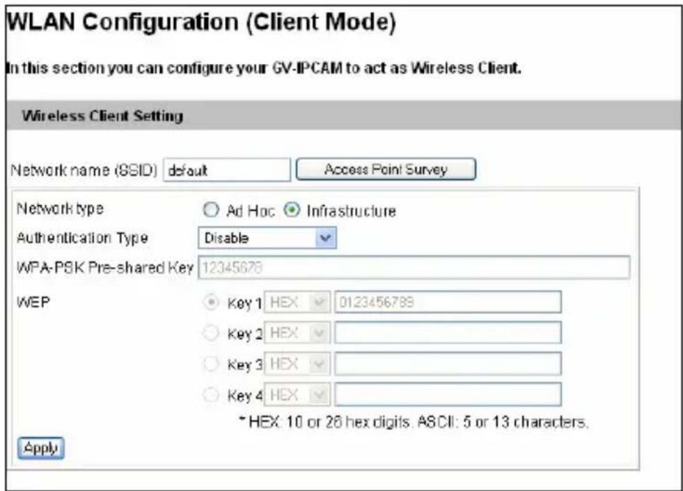 Geovision Target GV-EDR1100 - Configuring the Wireless Connection - 1