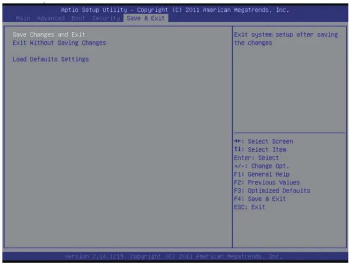 Shuttle XPC SH97R6 - Save & Exit - 1