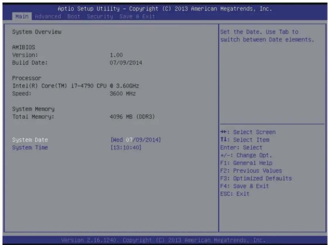Shuttle XPC SH97R6 - Main Setup - 1