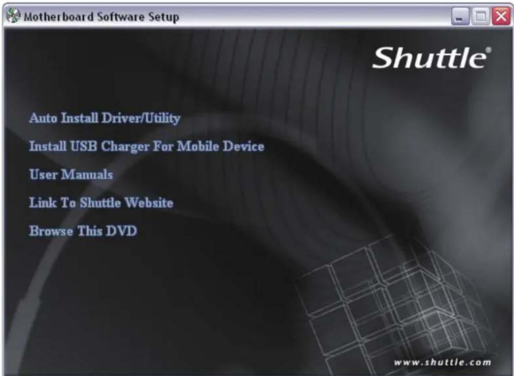Shuttle XPC SH97R6 - ■ Motherboard Driver DVD - 2