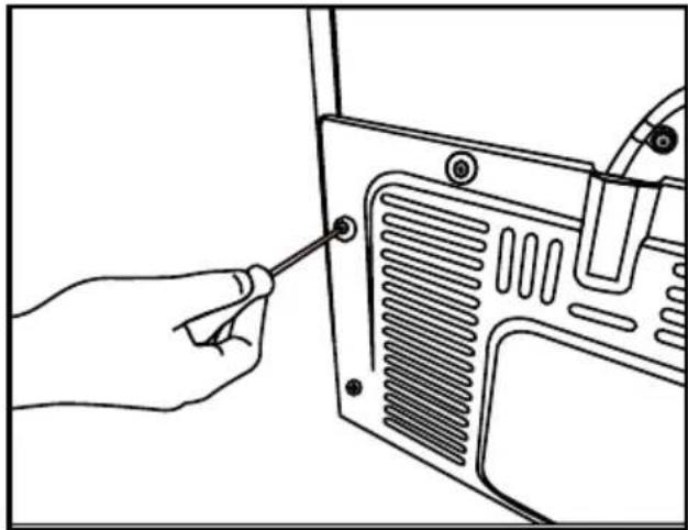 GRUNDIG GQN1233XN - Attaching the plastic wedges - 1