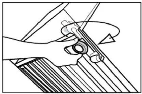 GRUNDIG GQN1233XN - Adjusting the stands - 2