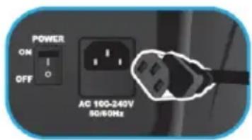 POWER ON OFF AC 160-240V 50/60Hz