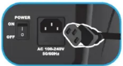 POWER ON OFF AC 100-240V 50/60Hz