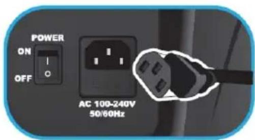 POWER ON OFF AC 100-240V 50/60Hz